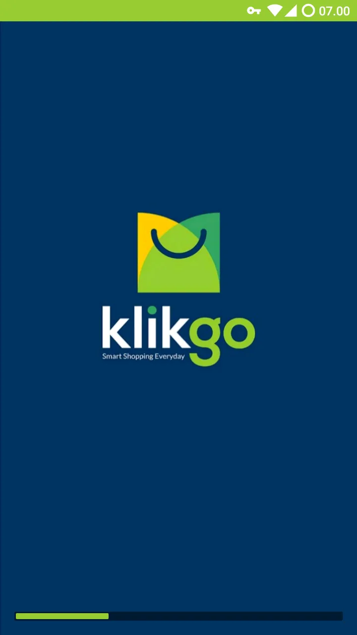 KlikGo — Splash screen
