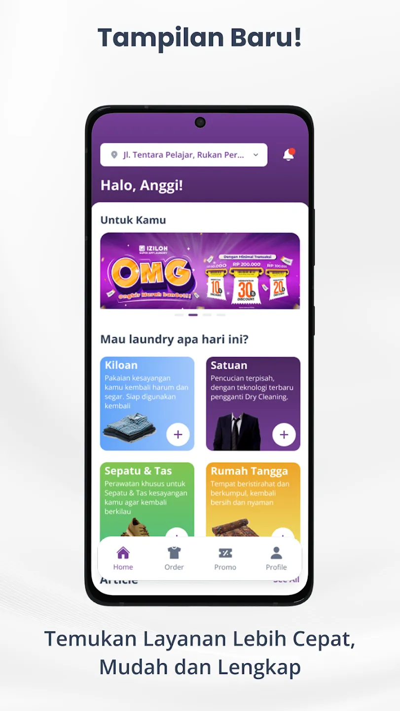 IZILOH — Home & pilihan layanan
