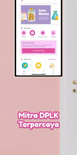 PensiunQ — Home, top up & withdraw, daftar DPLK